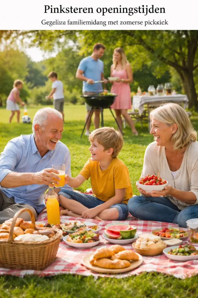 Sfeervol beeld passend bij Pinksteren en aangepaste openingstijden.
