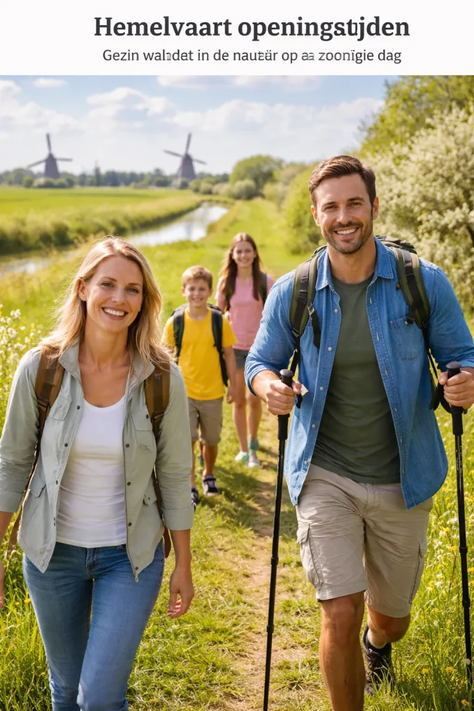 Rustig en zonnig beeld passend bij Hemelvaart.