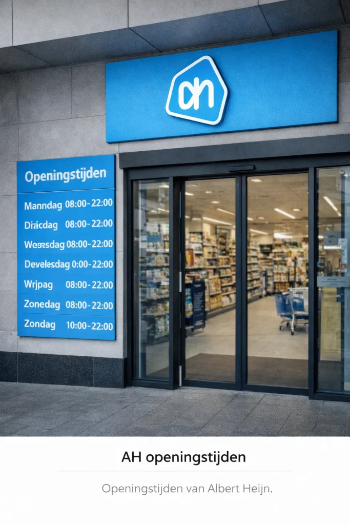 Openingstijden van Albert Heijn.